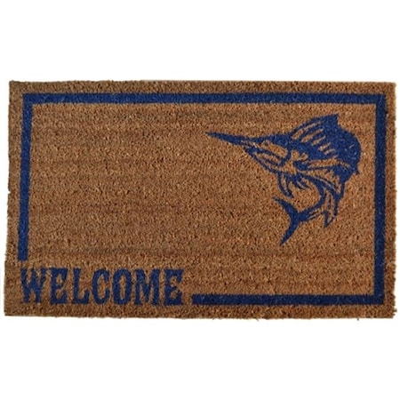 Imports Decor Inc Imports Decor 518PVC Swordfish Doormat 518PVC